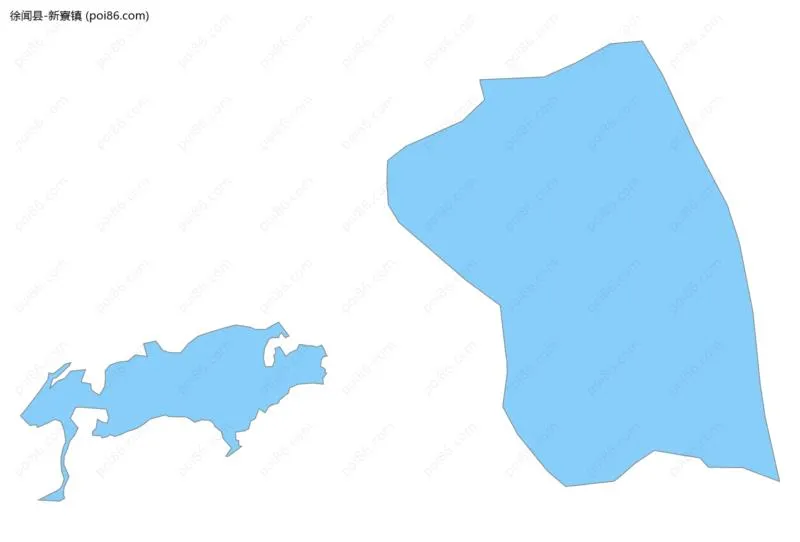 新寮镇边界地图