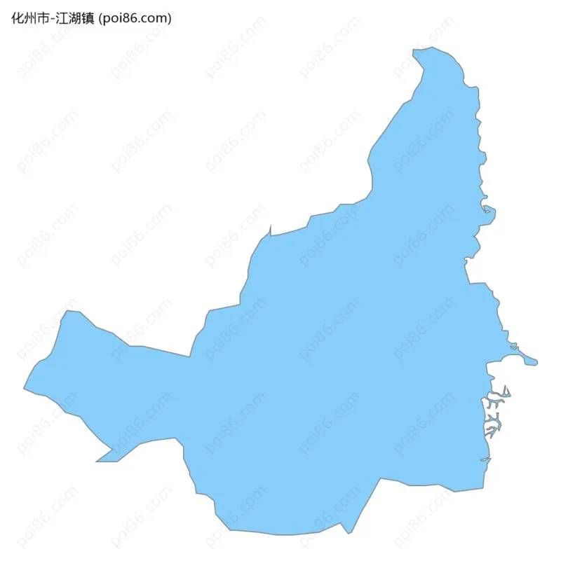 江湖镇边界地图