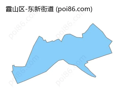 东新街道边界地图