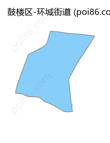 环城街道边界地图