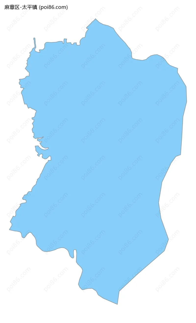 太平镇边界地图