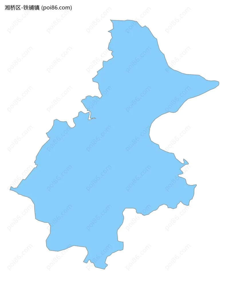 铁铺镇边界地图