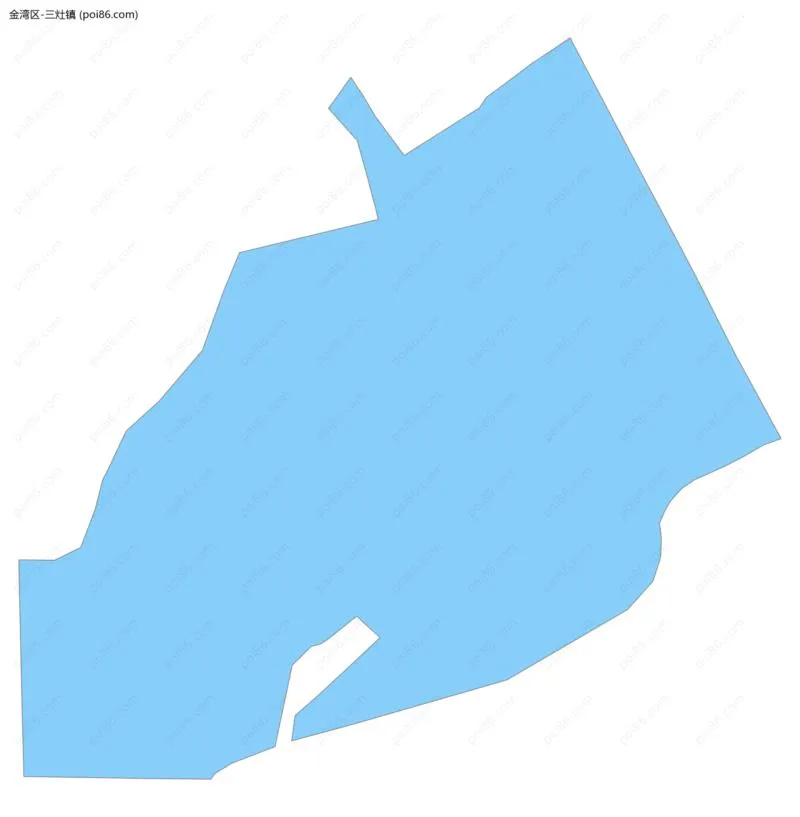 三灶镇边界地图