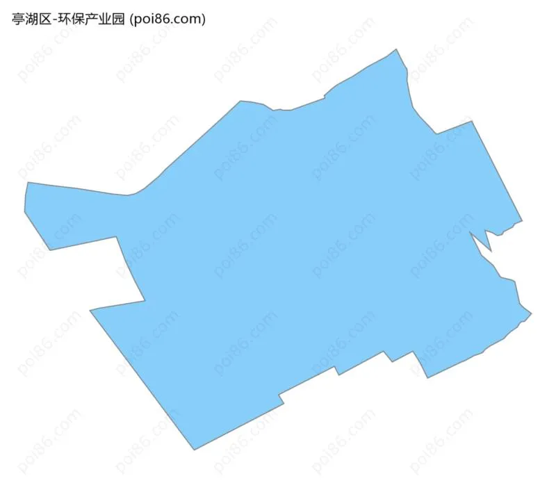 环保产业园边界地图