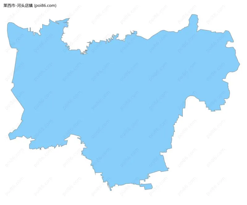 河头店镇边界地图