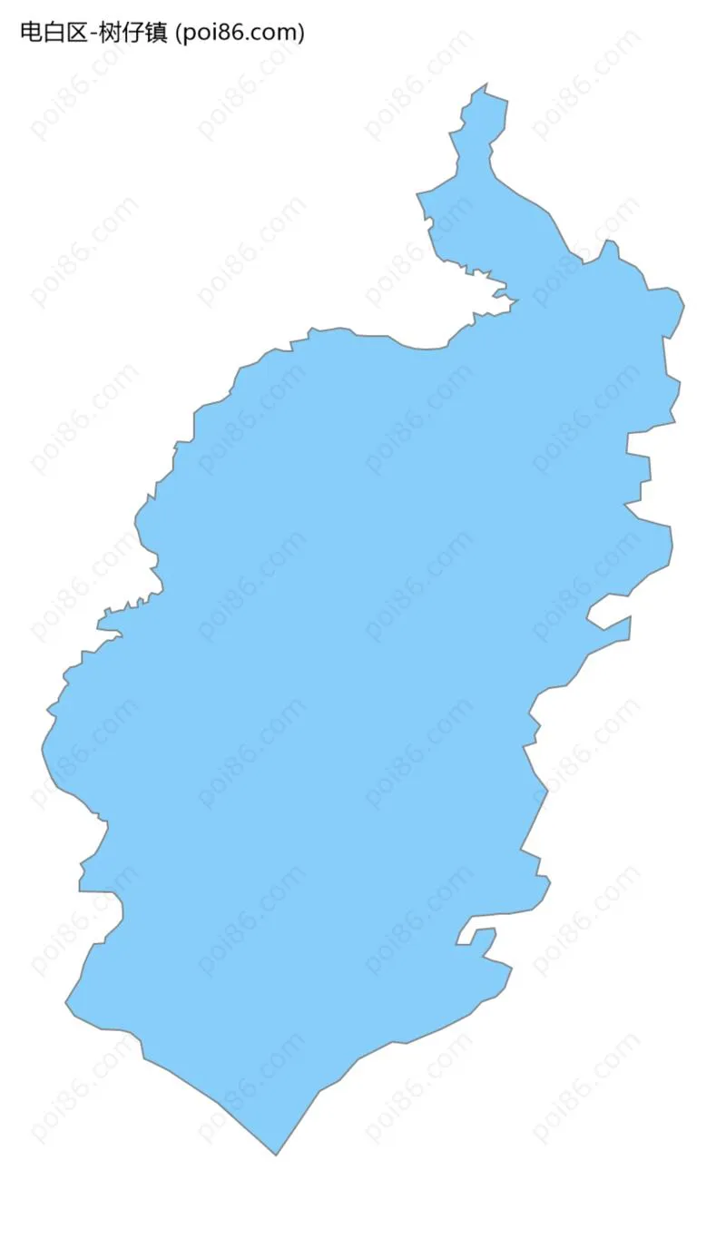 树仔镇边界地图