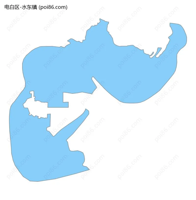 水东镇边界地图