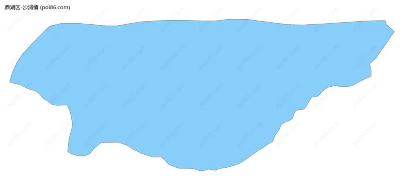 沙浦镇边界地图