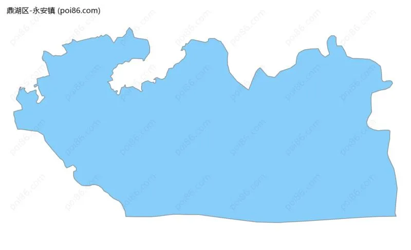 永安镇边界地图