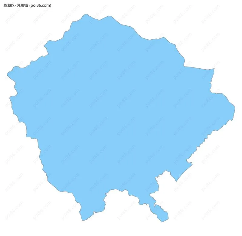 凤凰镇边界地图