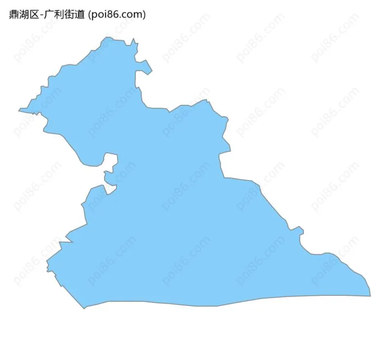 广利街道边界地图