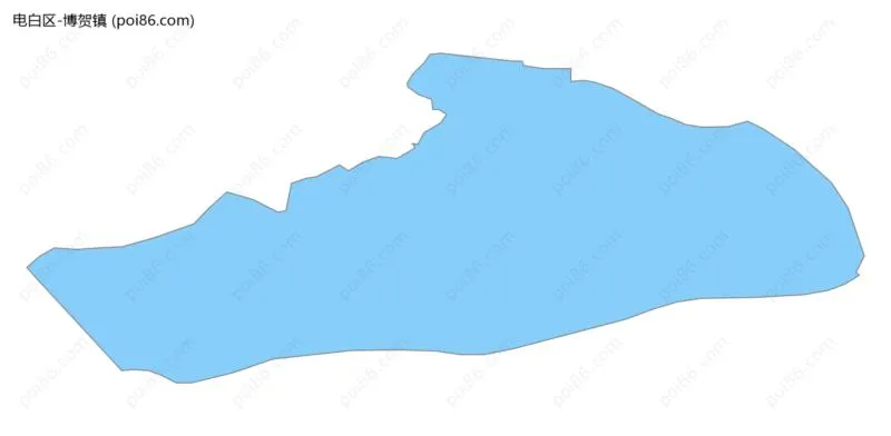 博贺镇边界地图