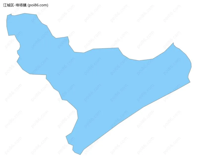 埠场镇边界地图