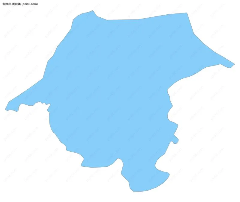 周陂镇边界地图