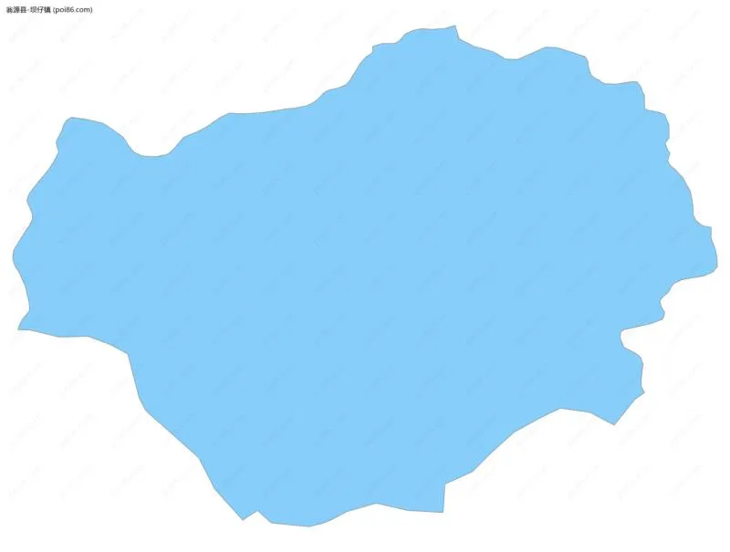 坝仔镇边界地图