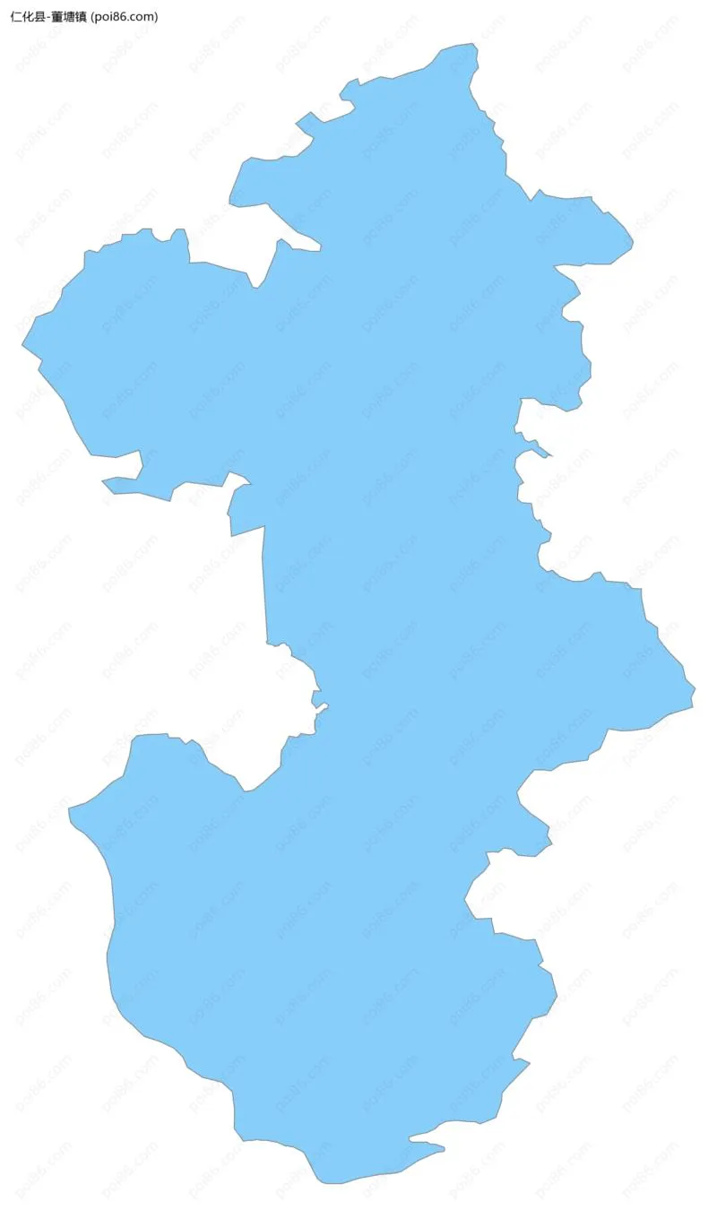 董塘镇边界地图