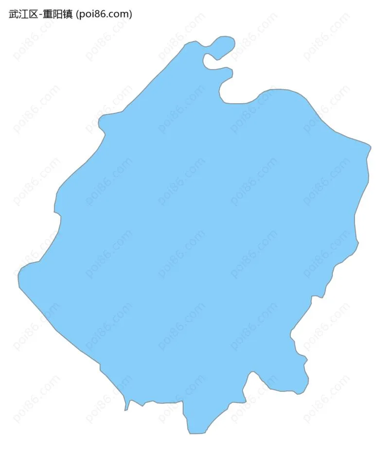 重阳镇边界地图