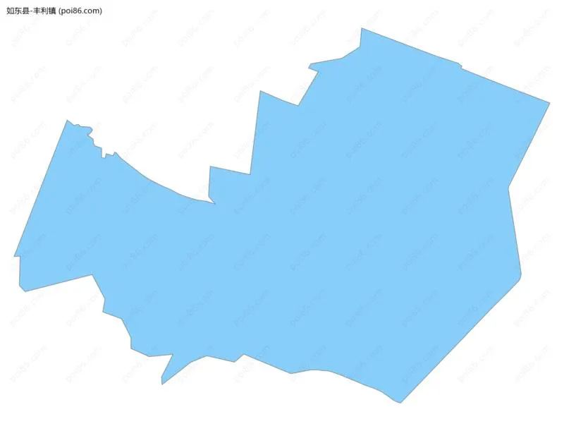 丰利镇边界地图