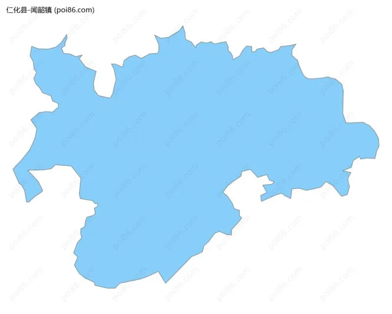 闻韶镇边界地图