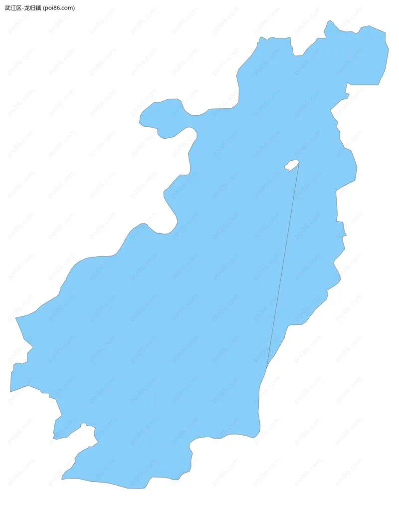 龙归镇边界地图