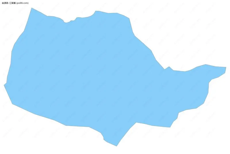 江尾镇边界地图