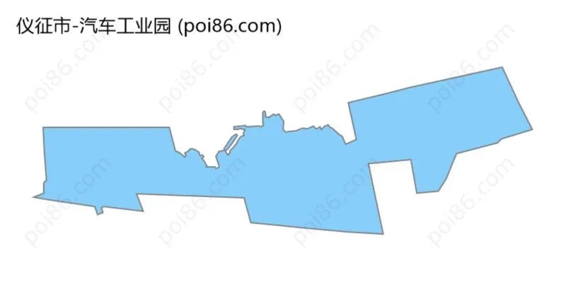 汽车工业园边界地图