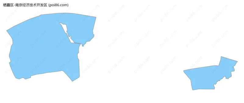 南京经济技术开发区边界地图