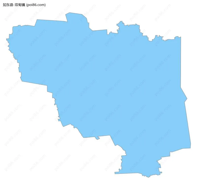 双甸镇边界地图