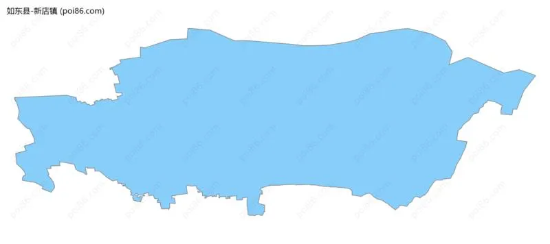 新店镇边界地图