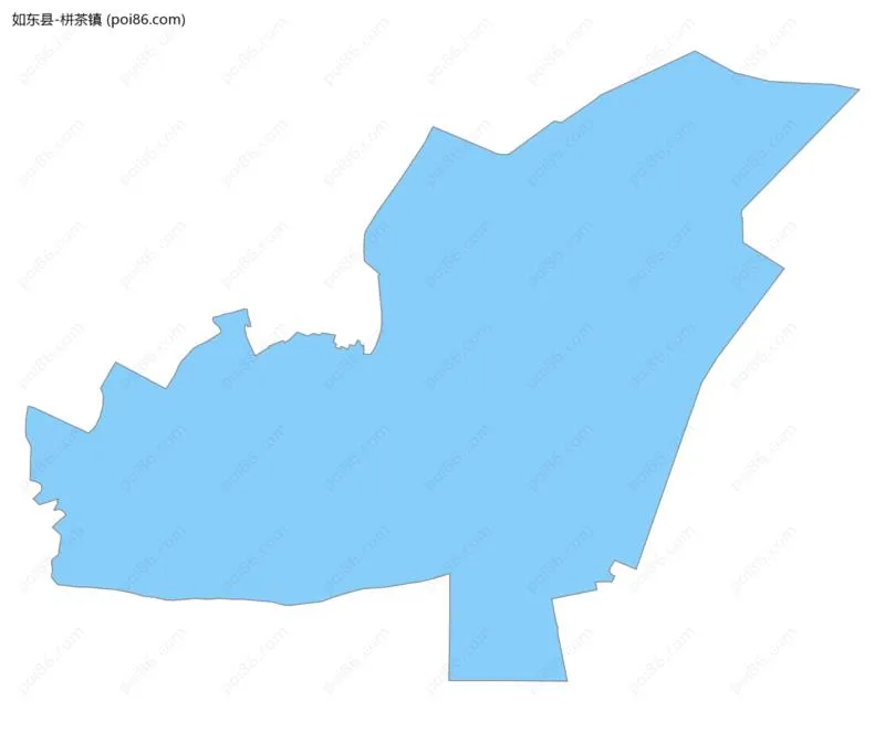 栟茶镇边界地图