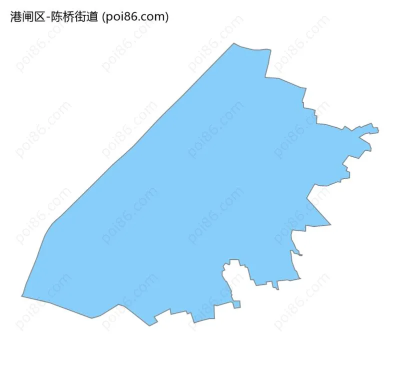 陈桥街道边界地图