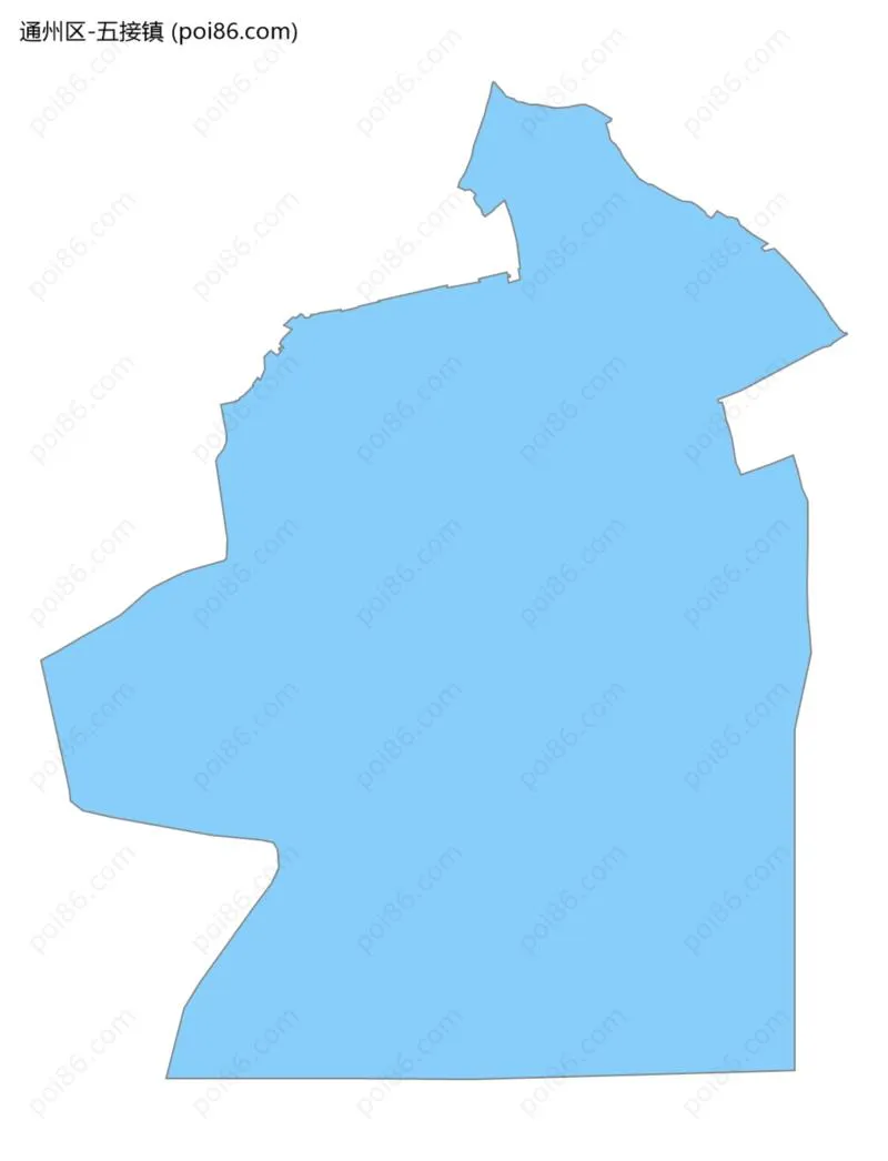 五接镇边界地图