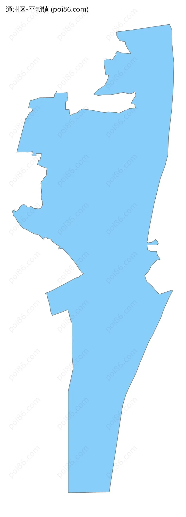 平潮镇边界地图