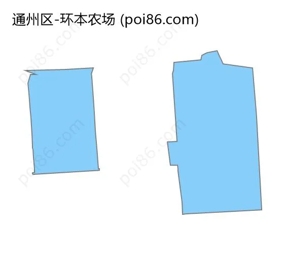 环本农场边界地图
