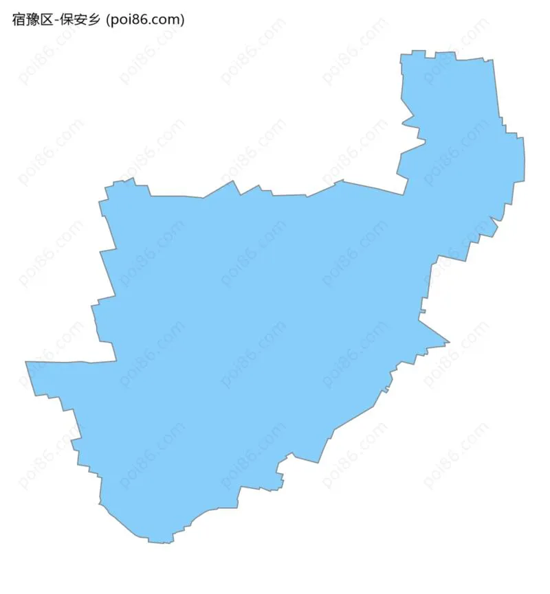 保安乡边界地图