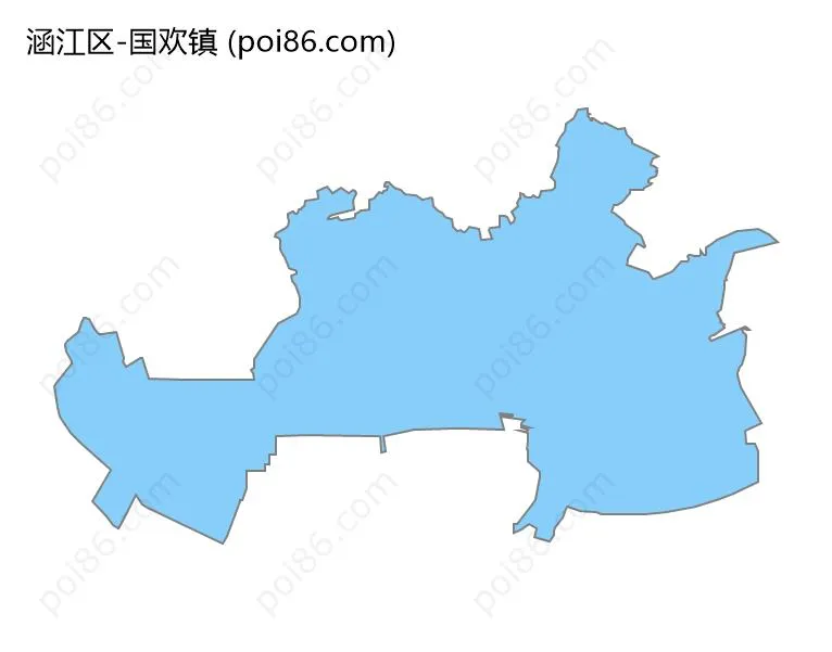 国欢镇边界地图
