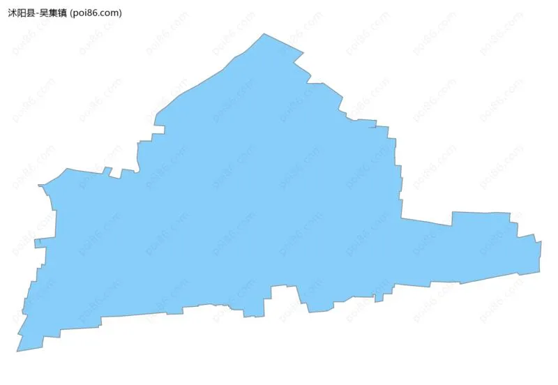吴集镇边界地图
