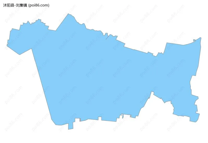 刘集镇边界地图