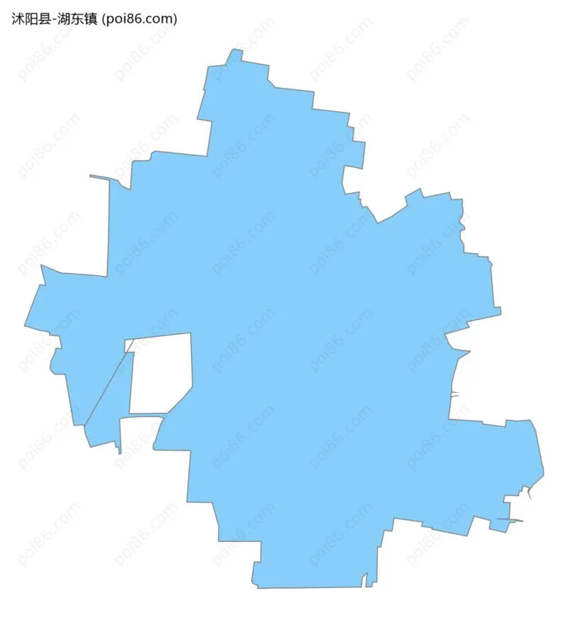 湖东镇边界地图