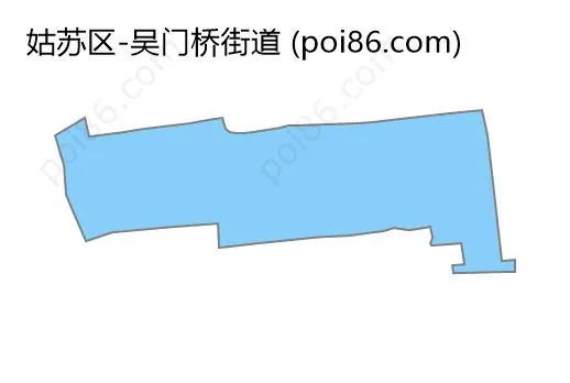 吴门桥街道边界地图