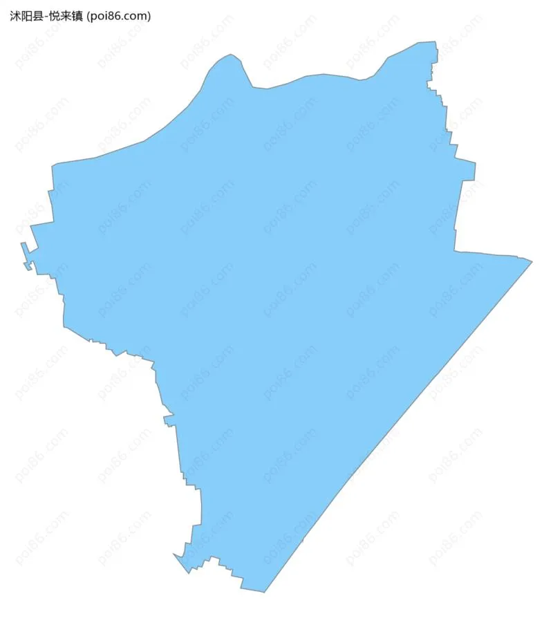 悦来镇边界地图