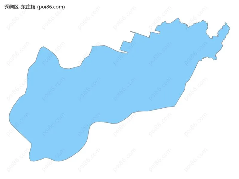 东庄镇边界地图