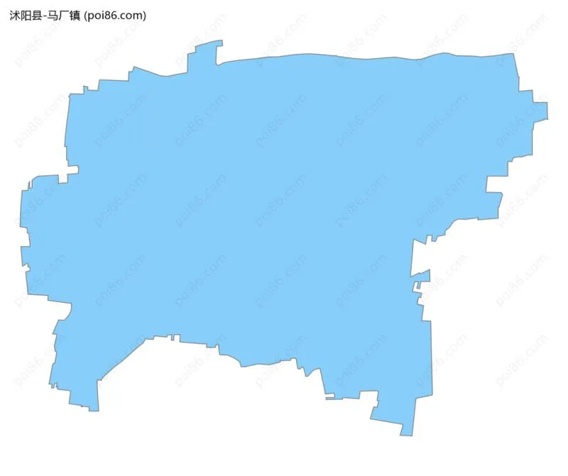 马厂镇边界地图