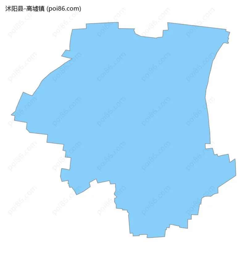 高墟镇边界地图