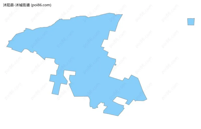 沭城街道边界地图