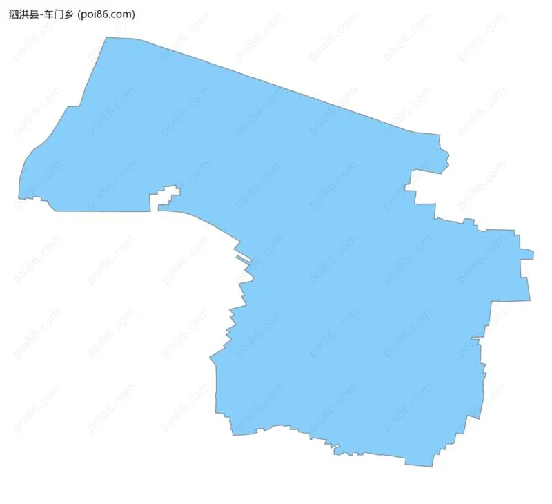 车门乡边界地图
