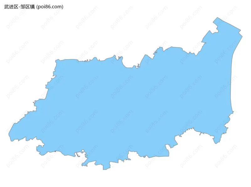 邹区镇边界地图