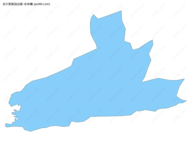 永安镇边界地图