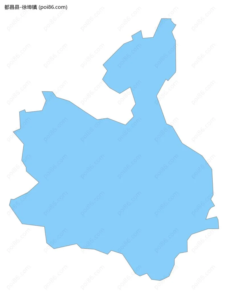 徐埠镇边界地图