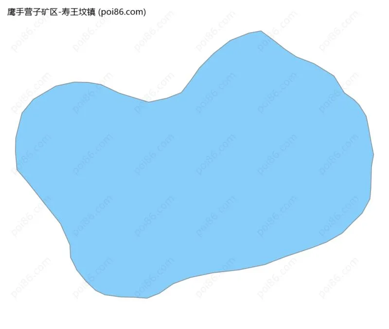 寿王坟镇边界地图